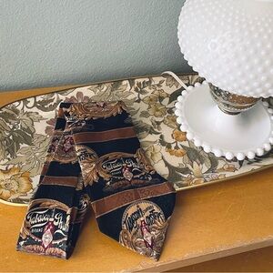 Tabasco | Vintage 100% Silk Brown Novelty Neck Tie